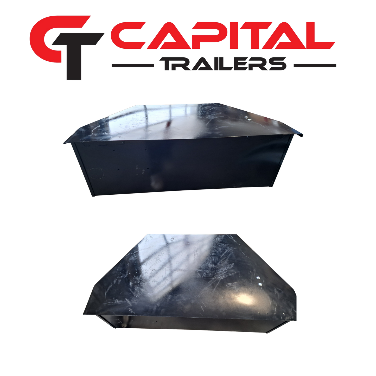 A frame tool box (black powder coat)