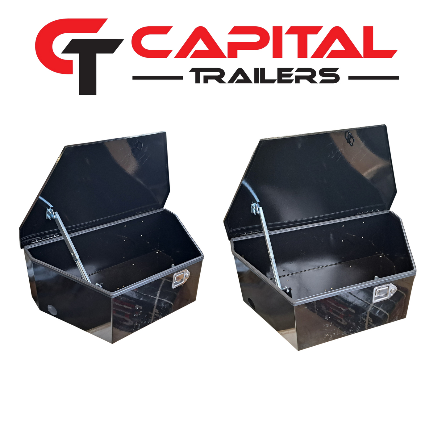 A frame tool box (black powder coat)