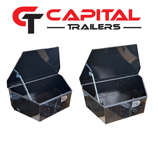 A frame tool box (black powder coat)