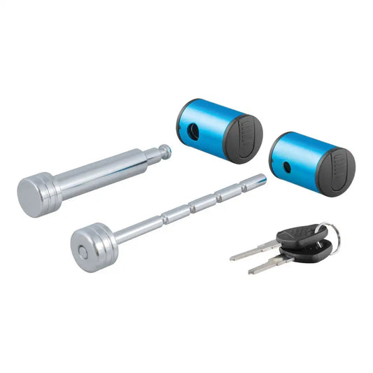 Lock, Right Angle Hitch & Coupler Lock Set(2" Receiver) 1-3" Latch Span #23505