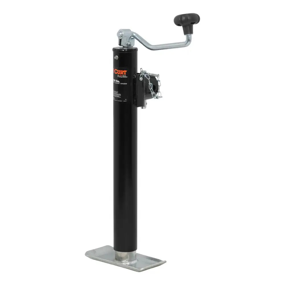 PIPE-MOUNT SWIVEL JACK WITH TOP HANDLE (5,000 LBS, 15" TRAVEL) #28356