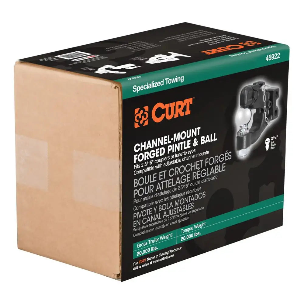 CHANNEL MOUNT BALL & PINTLE HITCH (2-5/16" BALL, 20,000 LBS.) #45922