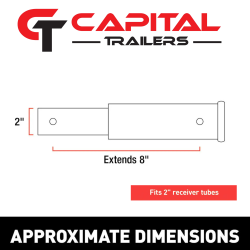CURT 45791 – Receiver Tube Extender (8")