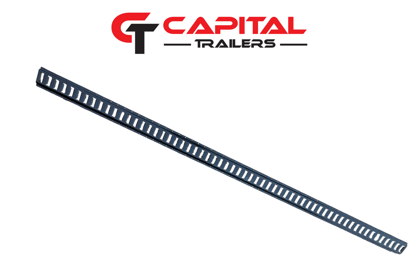 Tie Down, Horizontal E-Track - Black 2.5mm Thick 10ft Long #38-43501