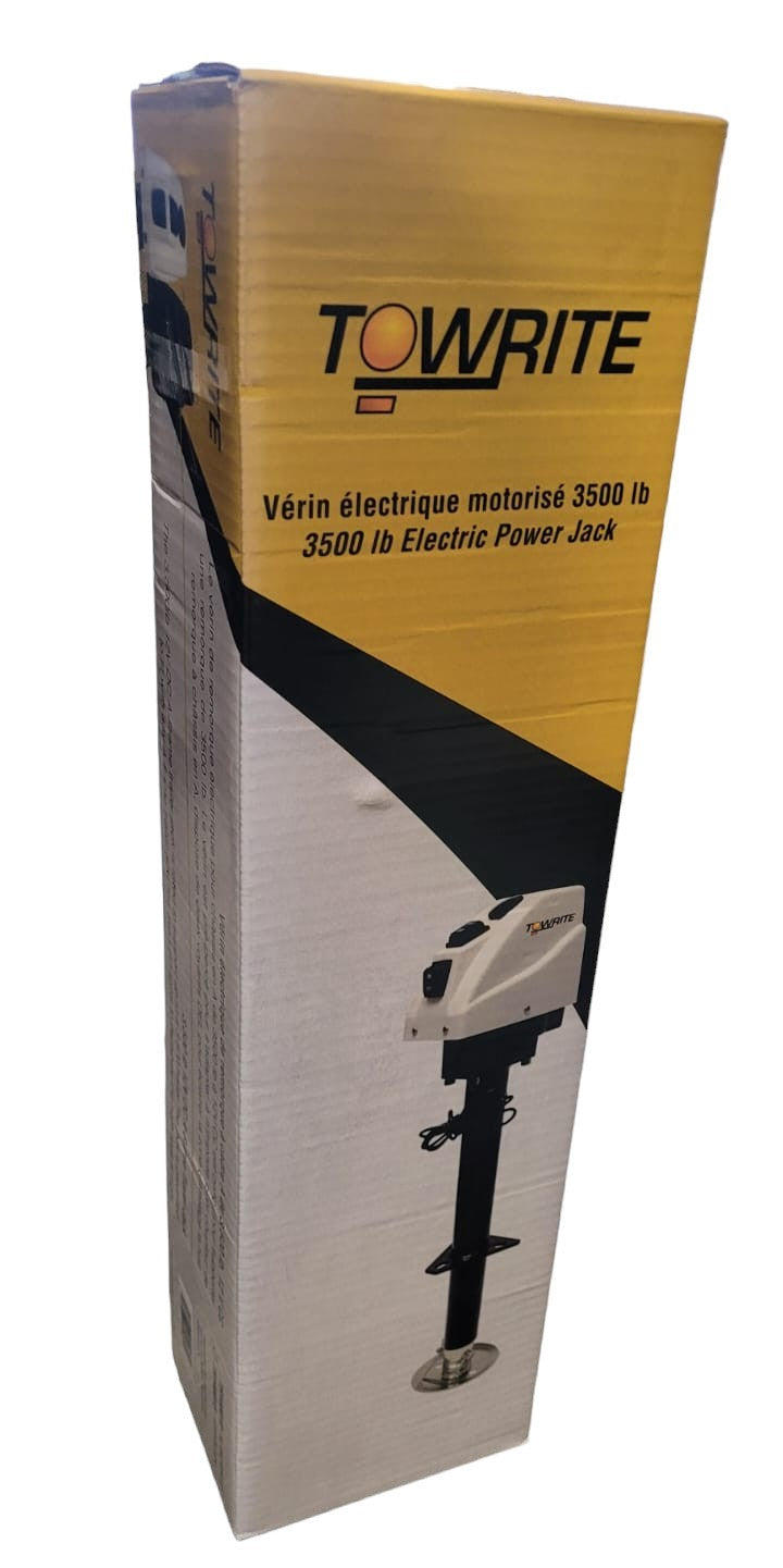 Jack, TOW-RITE 350200 - ELECTRIC JACK 3500# BLACK #TR140015