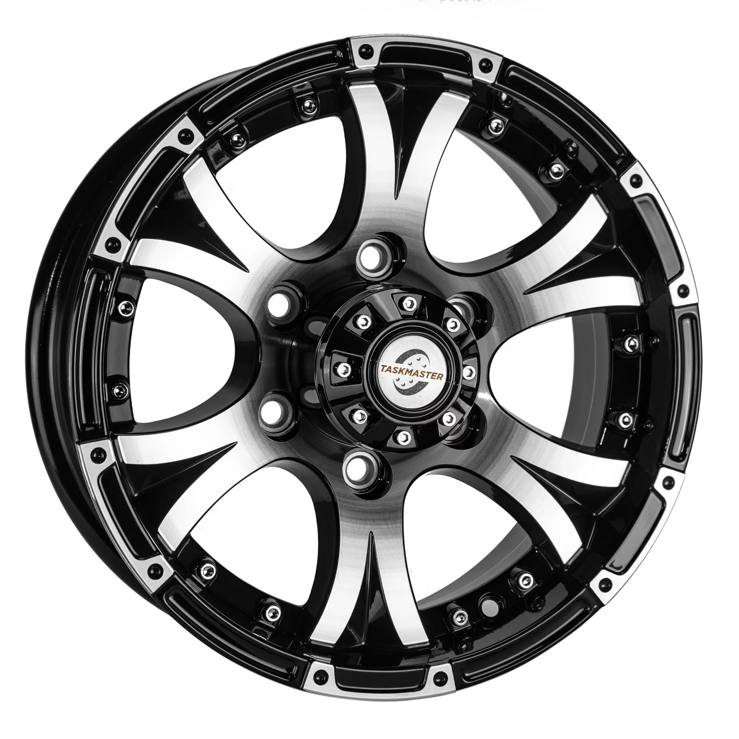 Aluminum 15" Trailer Rim; 6X5.5