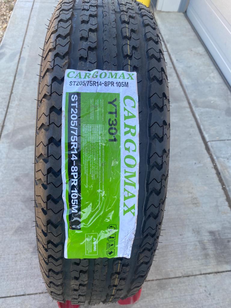 Tire, ST205/75R14 8ply w/Tire Fee $4