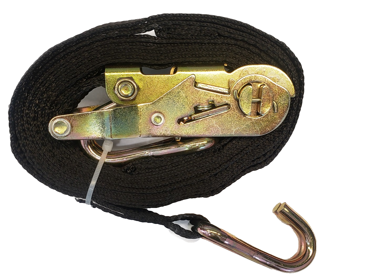 Strap, 1" X 12' Ratchet Strap w/ HD J Hook #RS1120101I