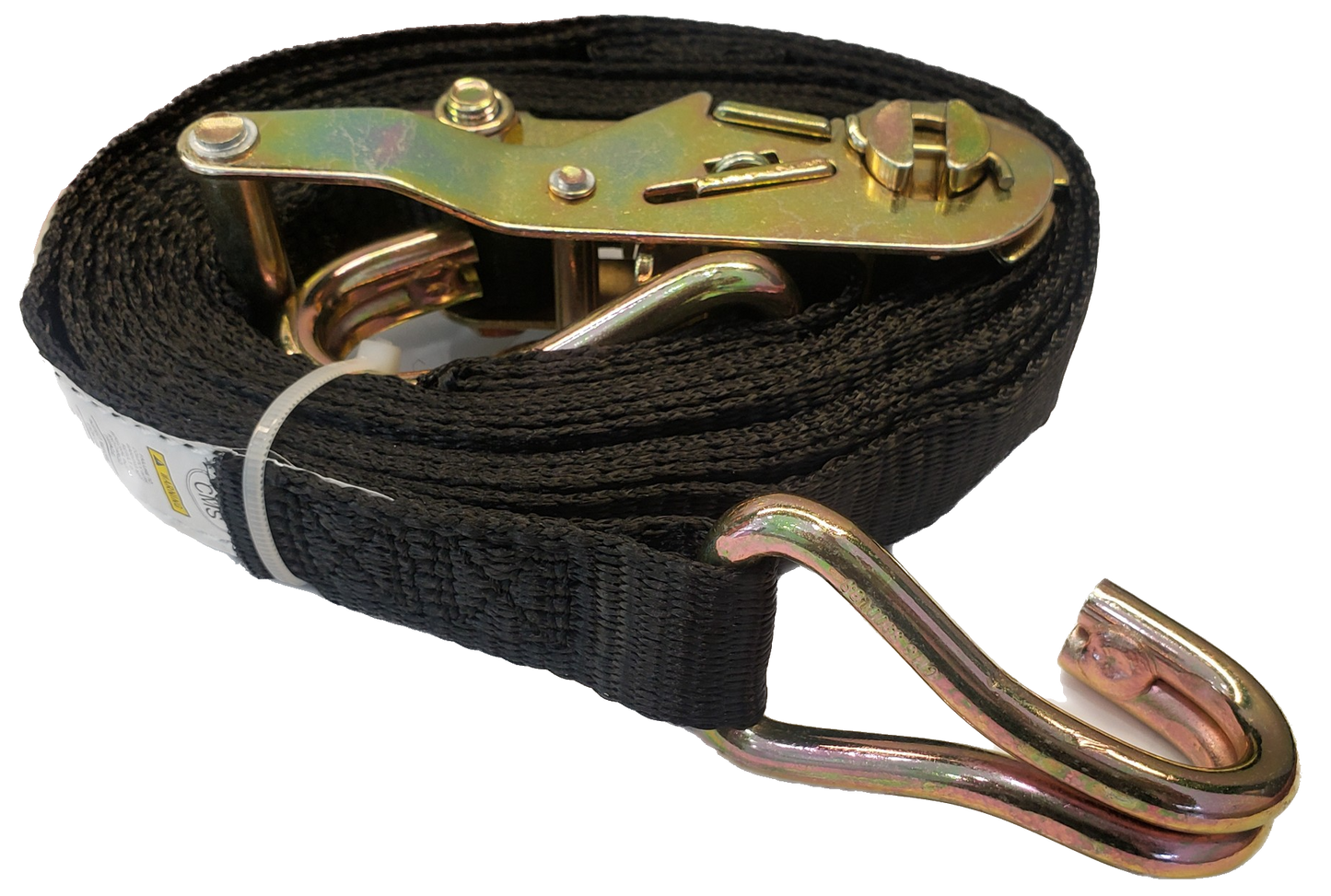 Strap, 1" X 12' Ratchet Strap w/ HD J Hook #RS1120101I