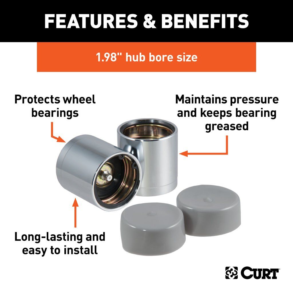 Cap 1.98" Bearing Protectors & Covers (2-Pack)#22198