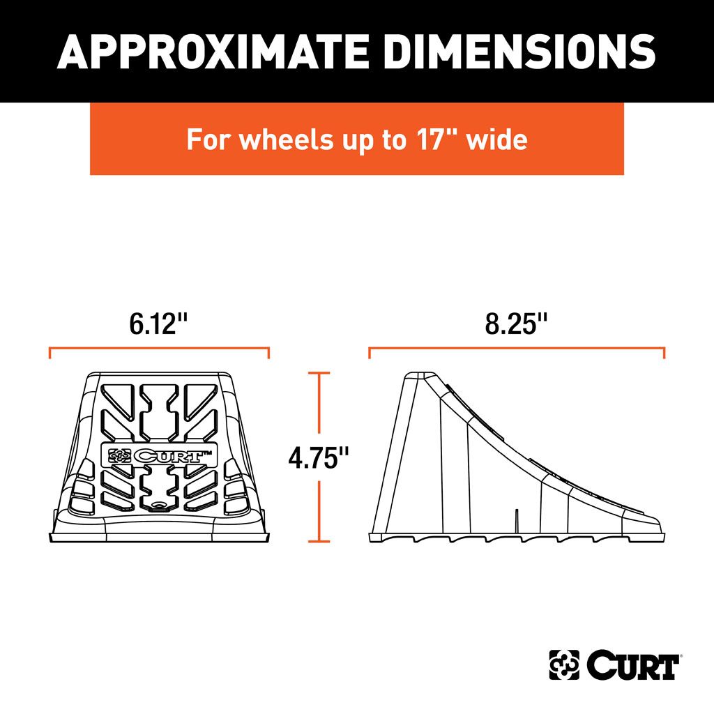 Wheel Chock Set (Up To 17" Wide Wheels) #22800