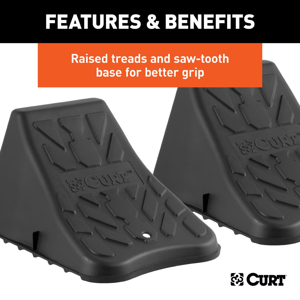 Wheel Chock Set (Up To 17" Wide Wheels) #22800