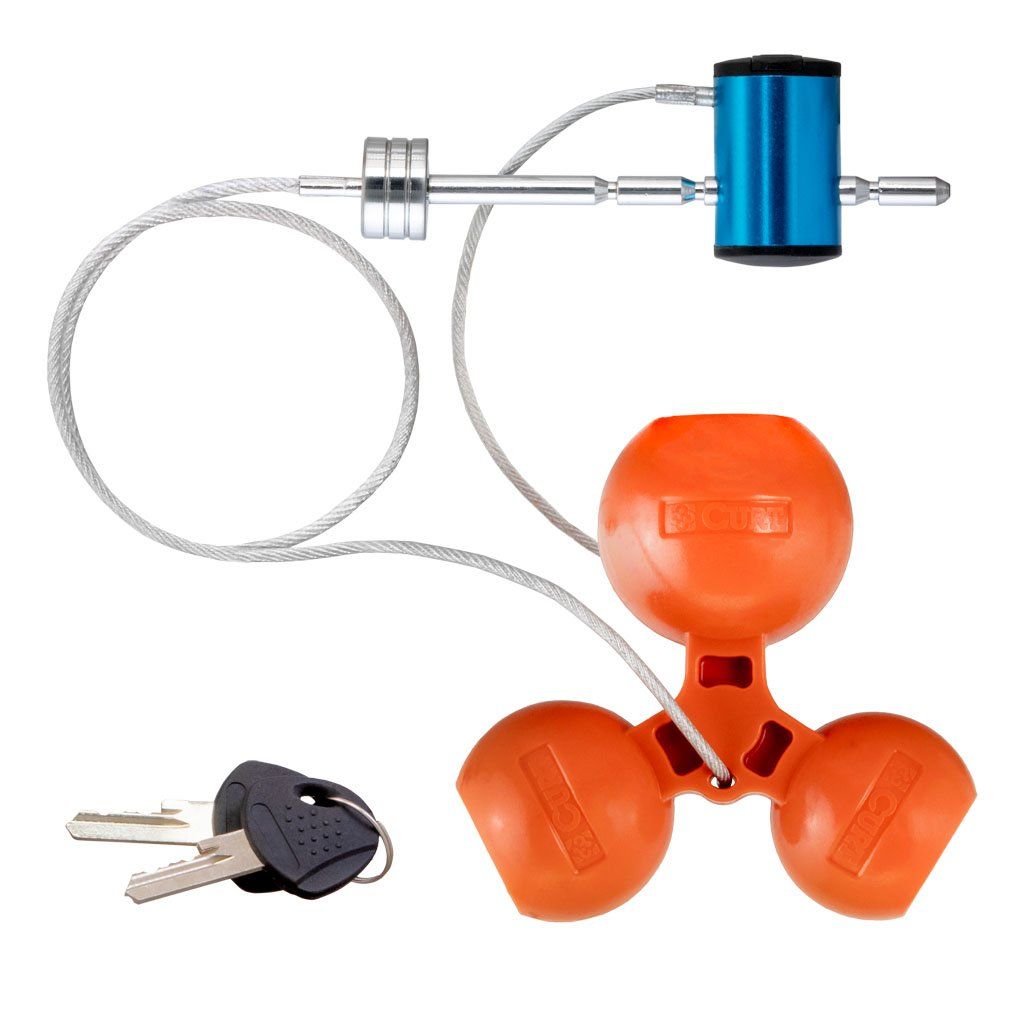 Lock, Universal Tri-Ball Trailer Coupler Lock #23082