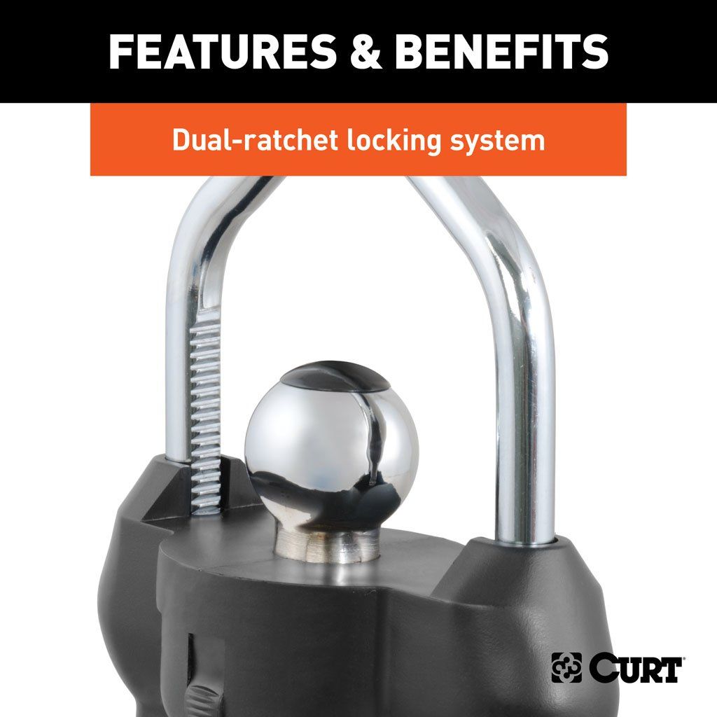 Lock, Universal Trailer Coupler Lock (Ballistic Nylon) #23179