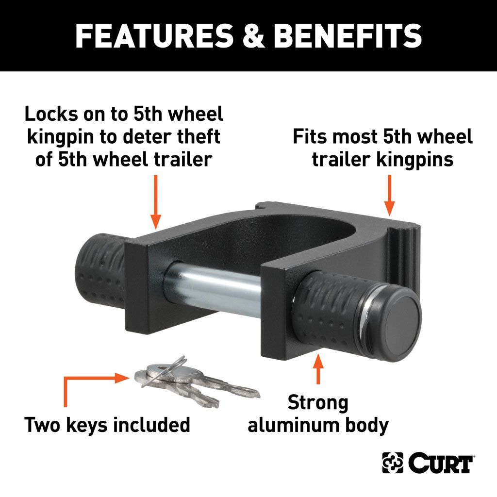 Lock, 5TH Wheel Kingpin Lock (2" Kingpin Diameter) #23255