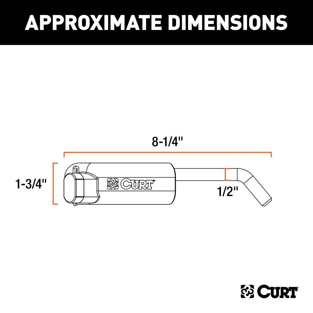 Lock, 5TH Wheel Hitch Lock(1/2" Diameter Pin) #23256