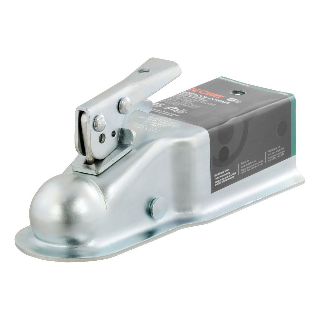 Tongue, 2" Straight- Tongue Coupler With Posi-Lock (3" Channel 5,000lb ) #25100