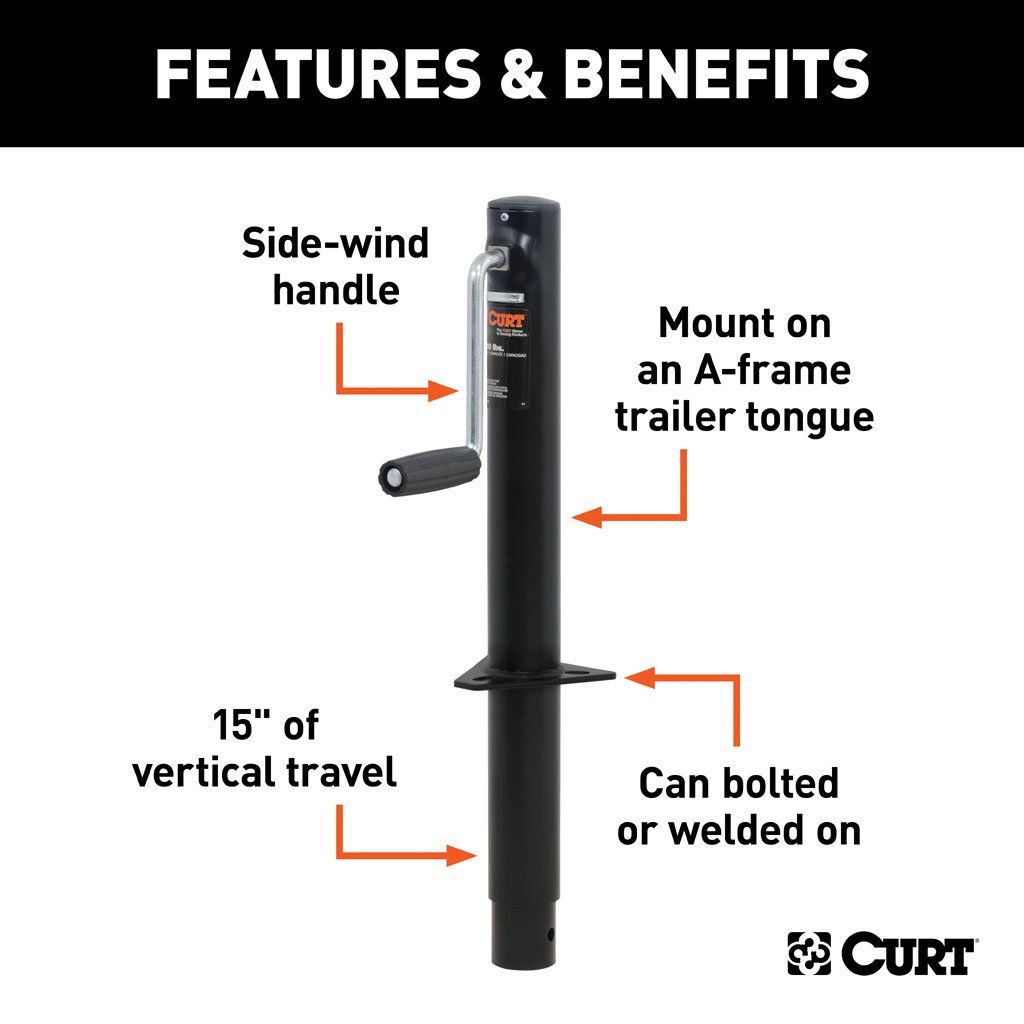 Jack, A-Frame Jack With Side Handle (2,000 LBS, 14-1/2" TRAVEL) #28204