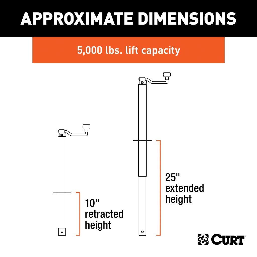 Jack, A-Frame Jack With Top Handle (5,000lb 15" Travel)#25007