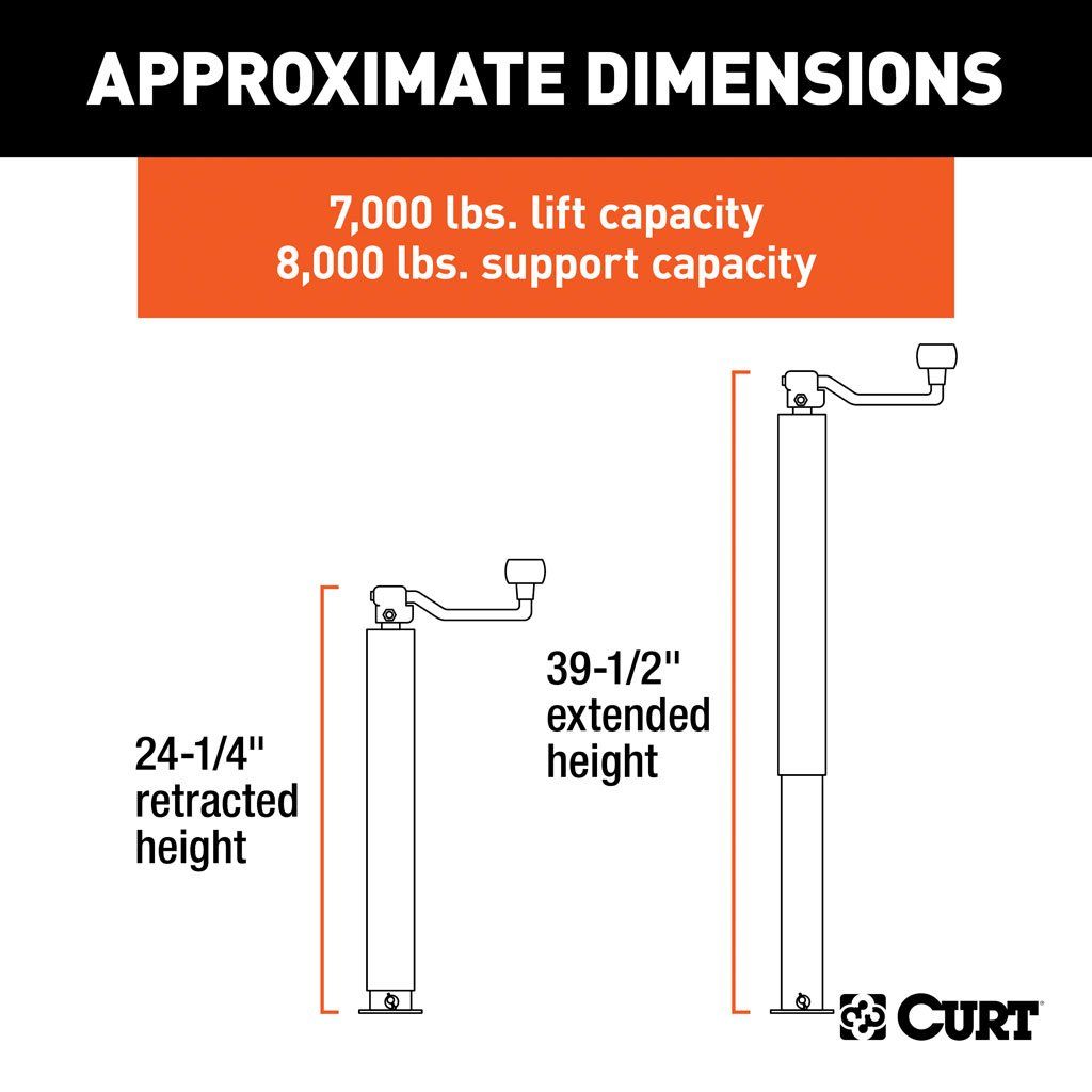 Jack, Direct-Weld W/Top Handle (8,000 LBS) #28570