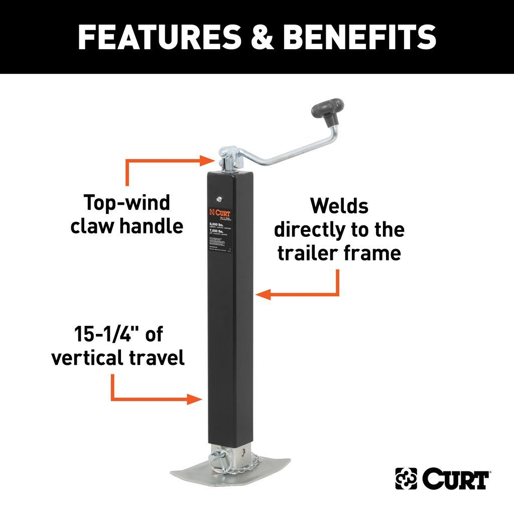 Jack, Direct-Weld W/Top Handle (8,000 LBS) #28570