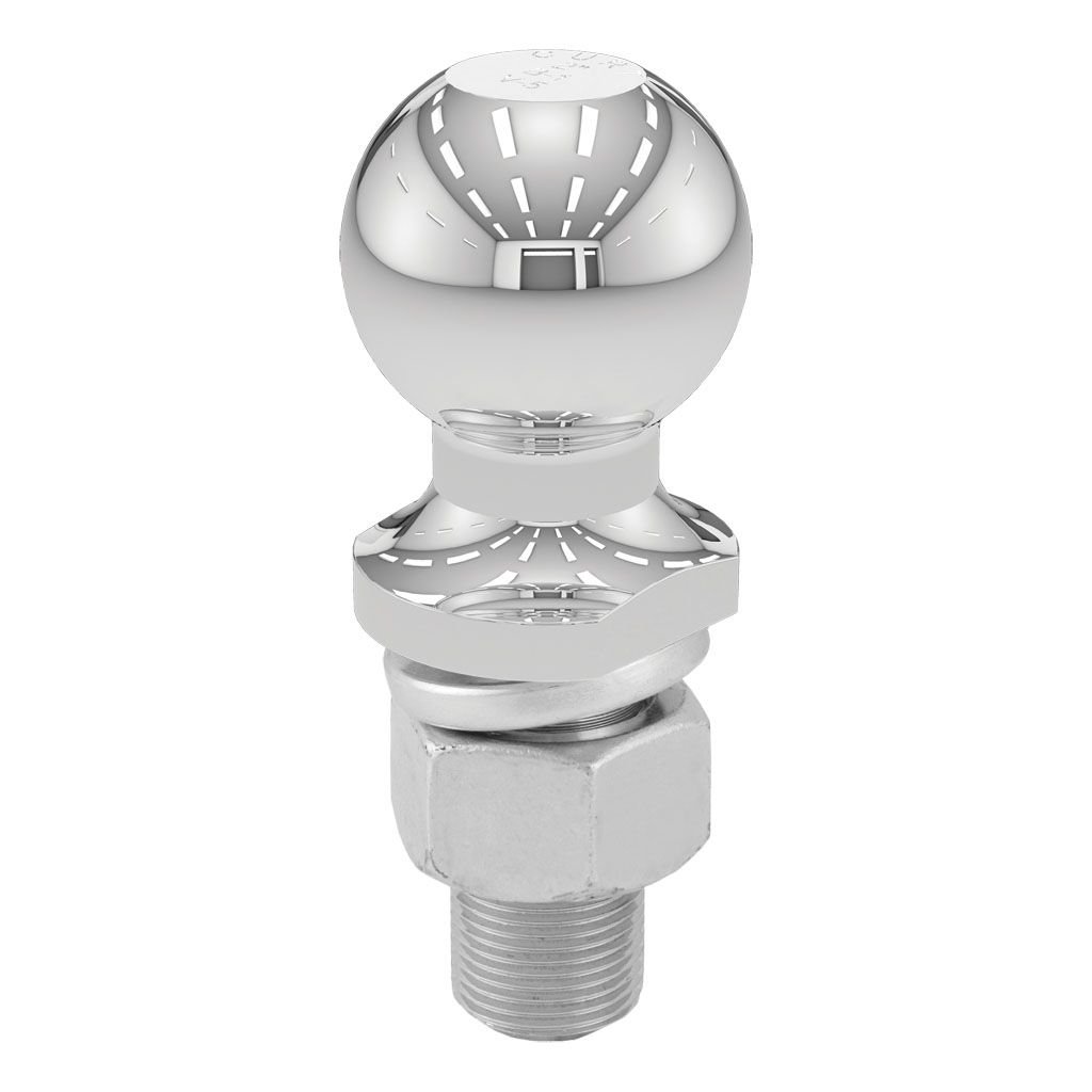Ball, 2" Trailer Ball 1" x 2-1/4" Shank, 12,000 lbs #40038