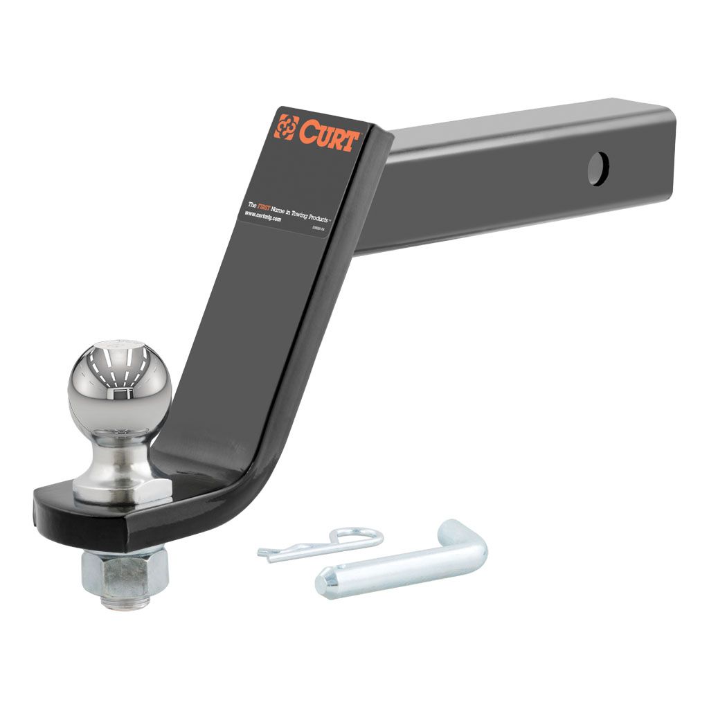 Ball Mount, Loaded With 2" Ball (2" Shank, 7500lbs, 6" Drop)#45064