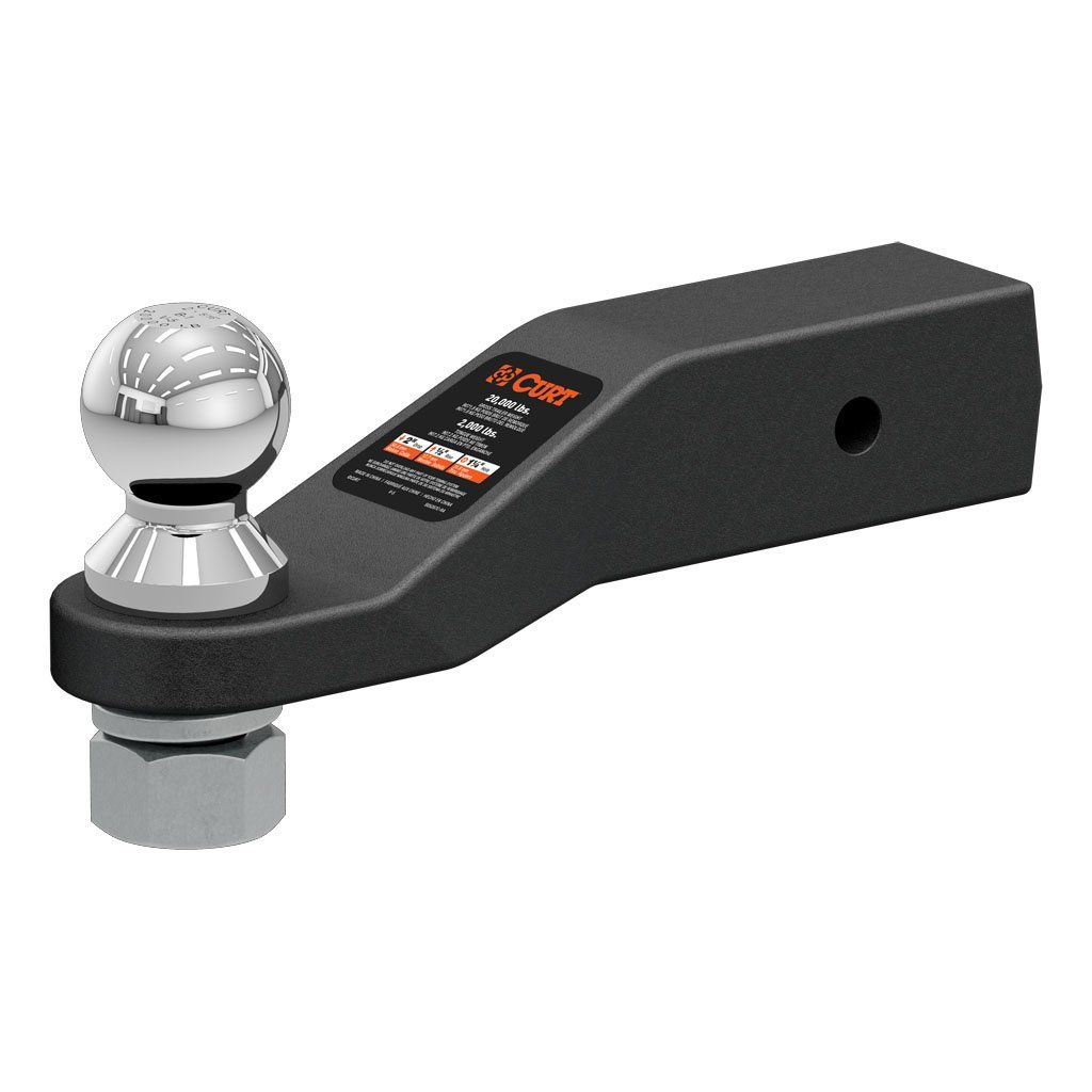Ball Mount, With 2-5/16" BALL (2-1/2" Shank, 20,000 LBS, 2" Drop) #45371