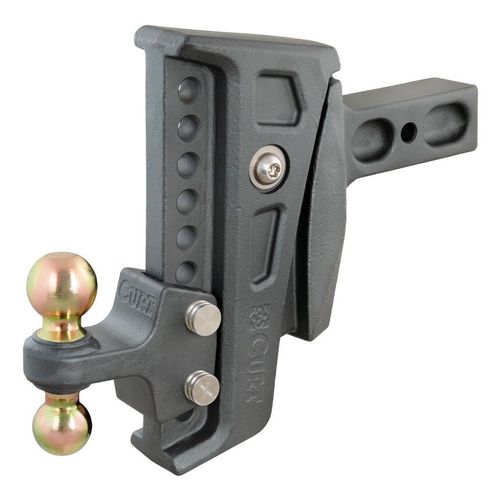 Ball Mount, Rebellion XD Adjustable Cushion Hitch 2-1/2" Shank, 2",2-5/16" Balls (20K) #45955
