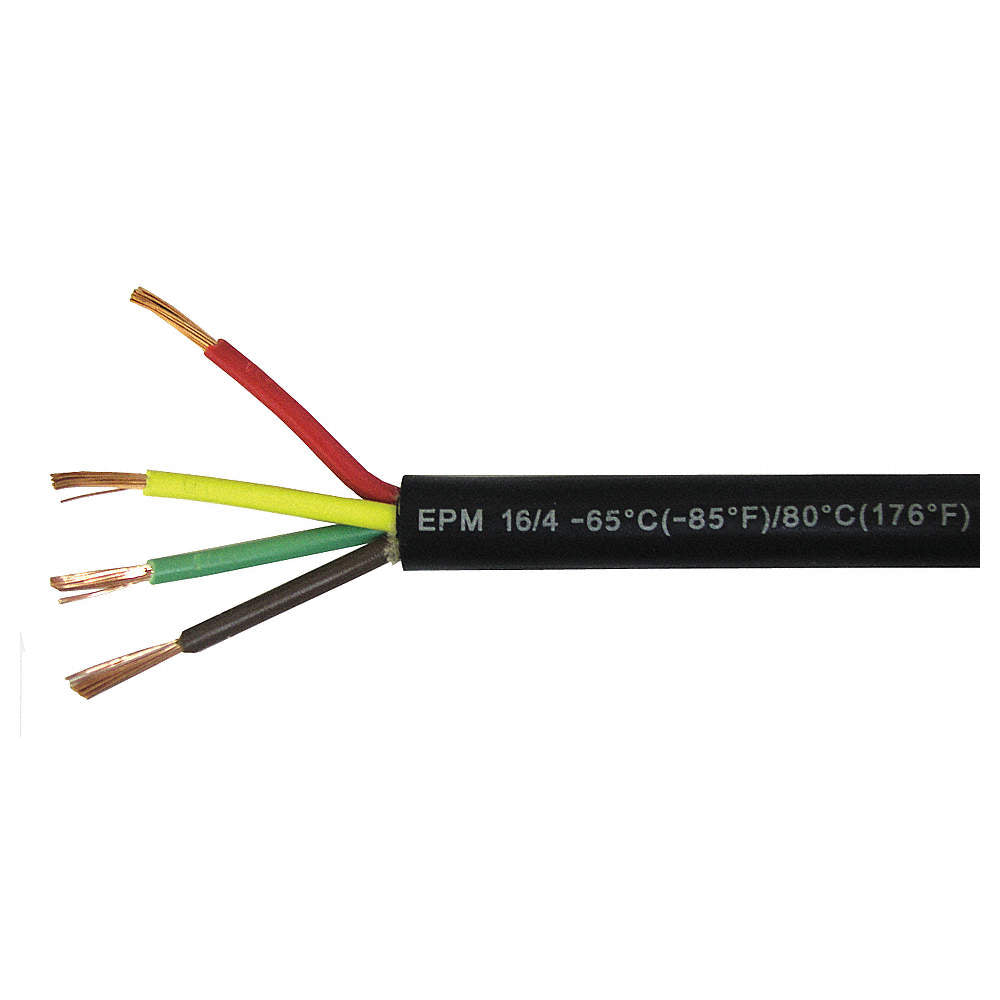 Black 4 Wire (Sold By The Foot) #82-5824