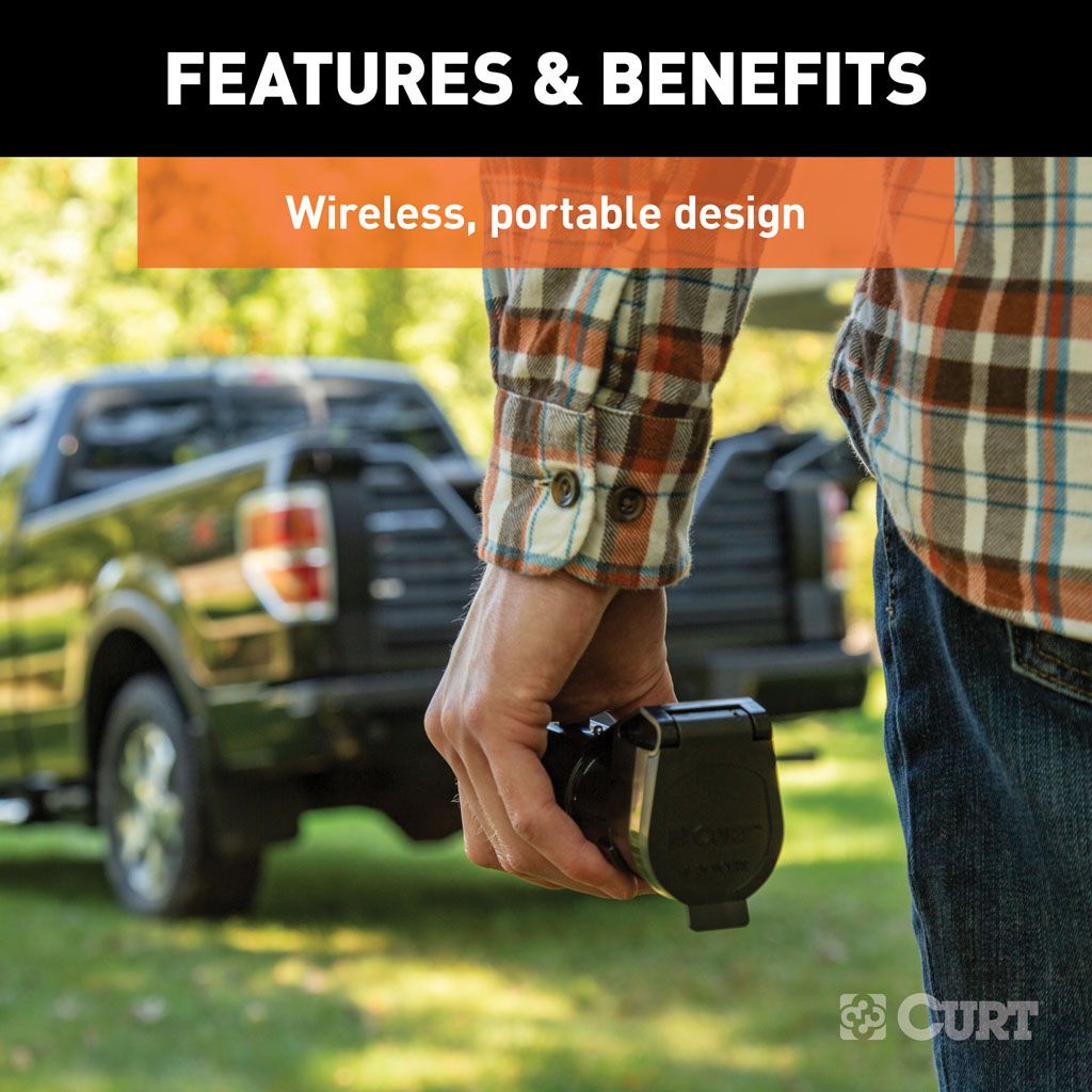 Plug, Echo Mobile Trailer Brake Controller 7-Way Bluetooth, Smartphone Connection #51180