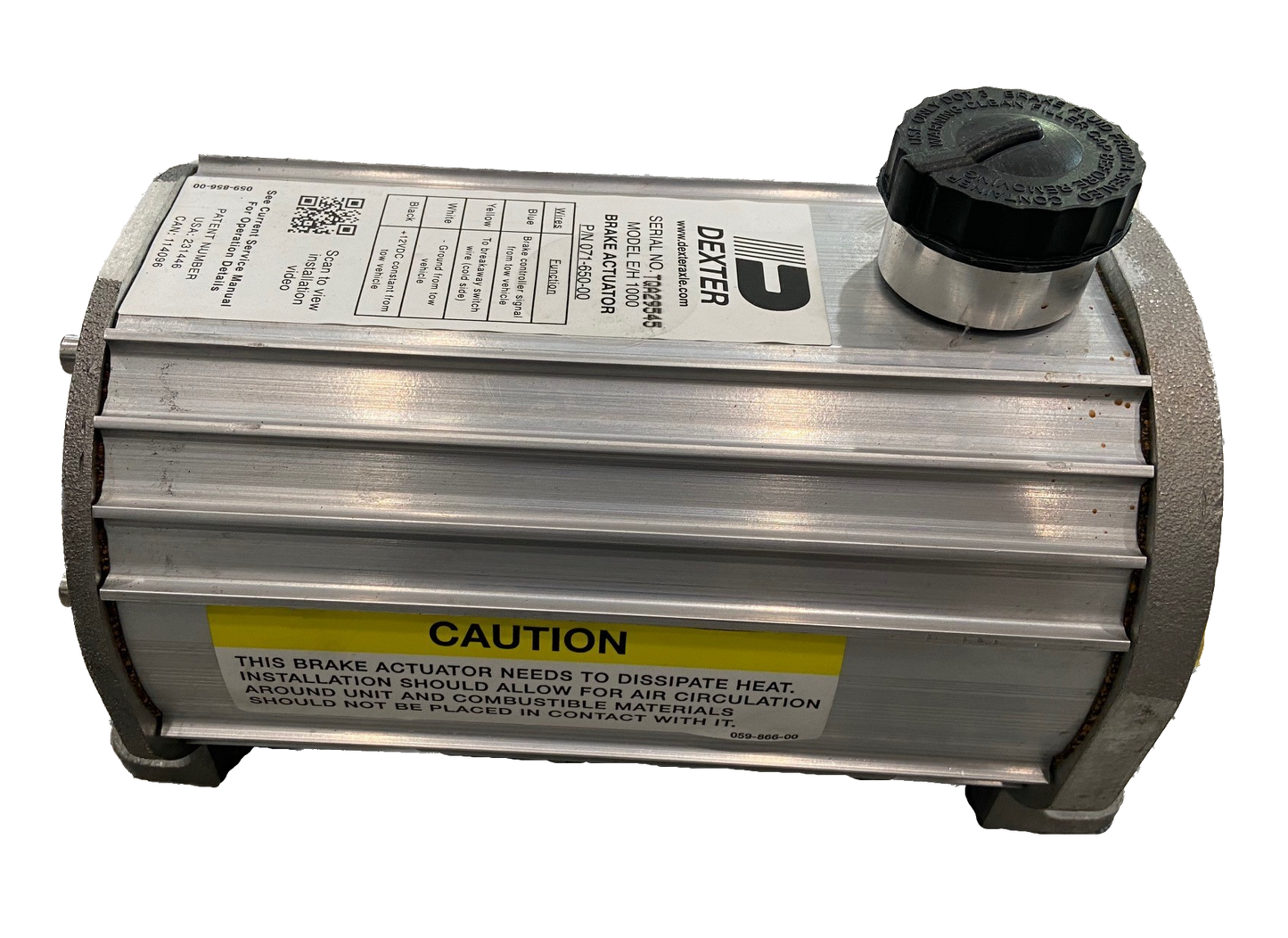 Electrical, Over Hydraulic Brake Actuator (1000PSI) #L01-K71-650