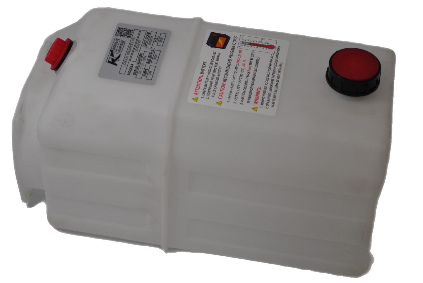 Powerpack Plastic Tank #8181-6-K