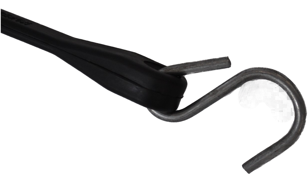 Strap 15" Rubber Tarp Strap with S Hooks #11SYRT15SLEM