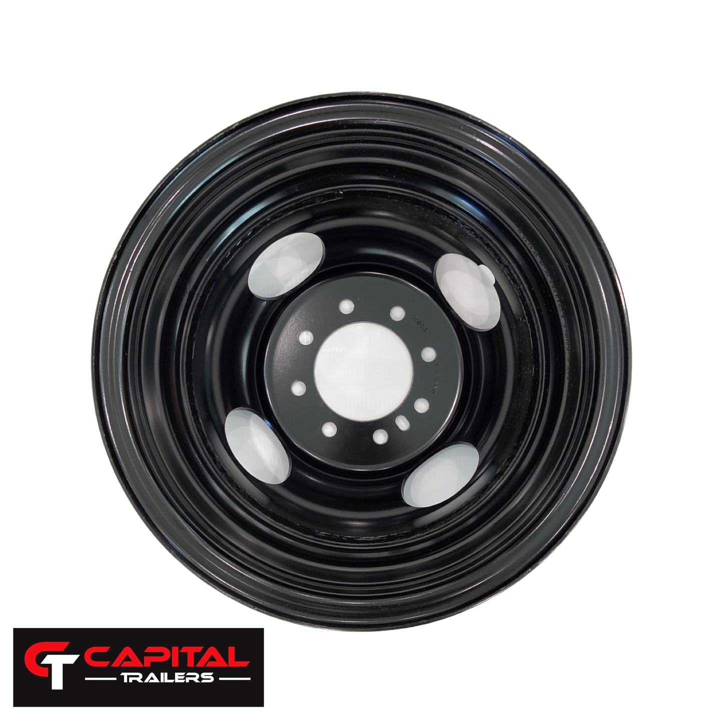 Wheel, 16" Black Dual Rim