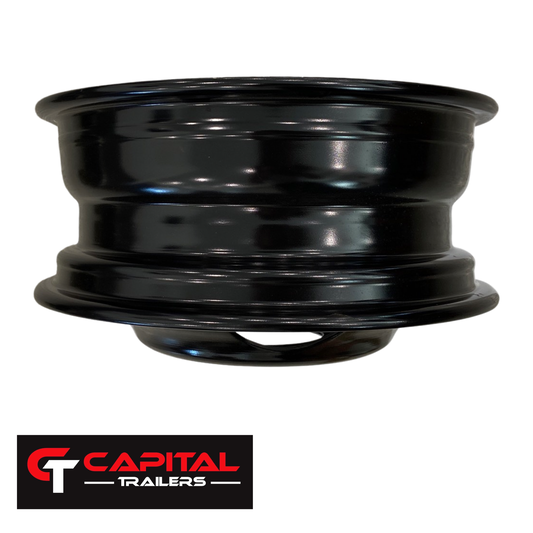 Wheel, 16" Black Dual Rim