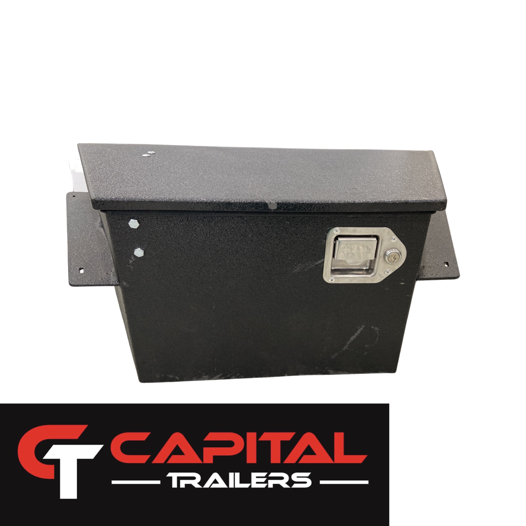 Tool Box, A- Frame Locking Toolbox (Black powder coat)
