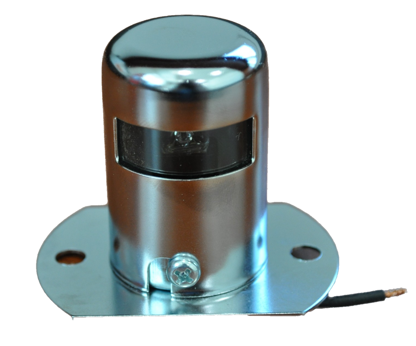 Light, License Light Armored Steel Surface Mount, Single Wire Self-Grounding #LP-21CB