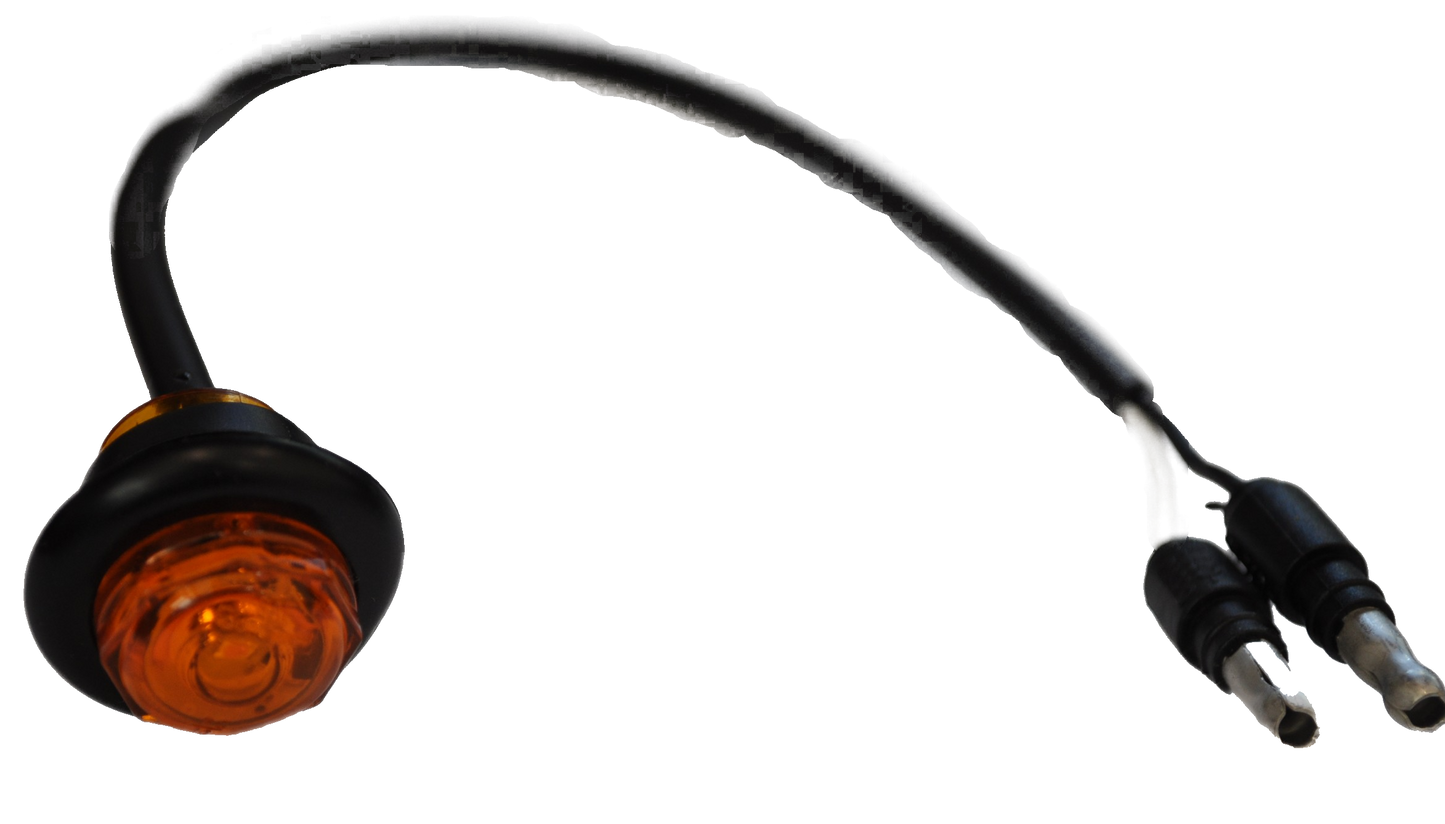 Light, 3/4" Amber LED 1 Diode #MCL-10AKL12PG