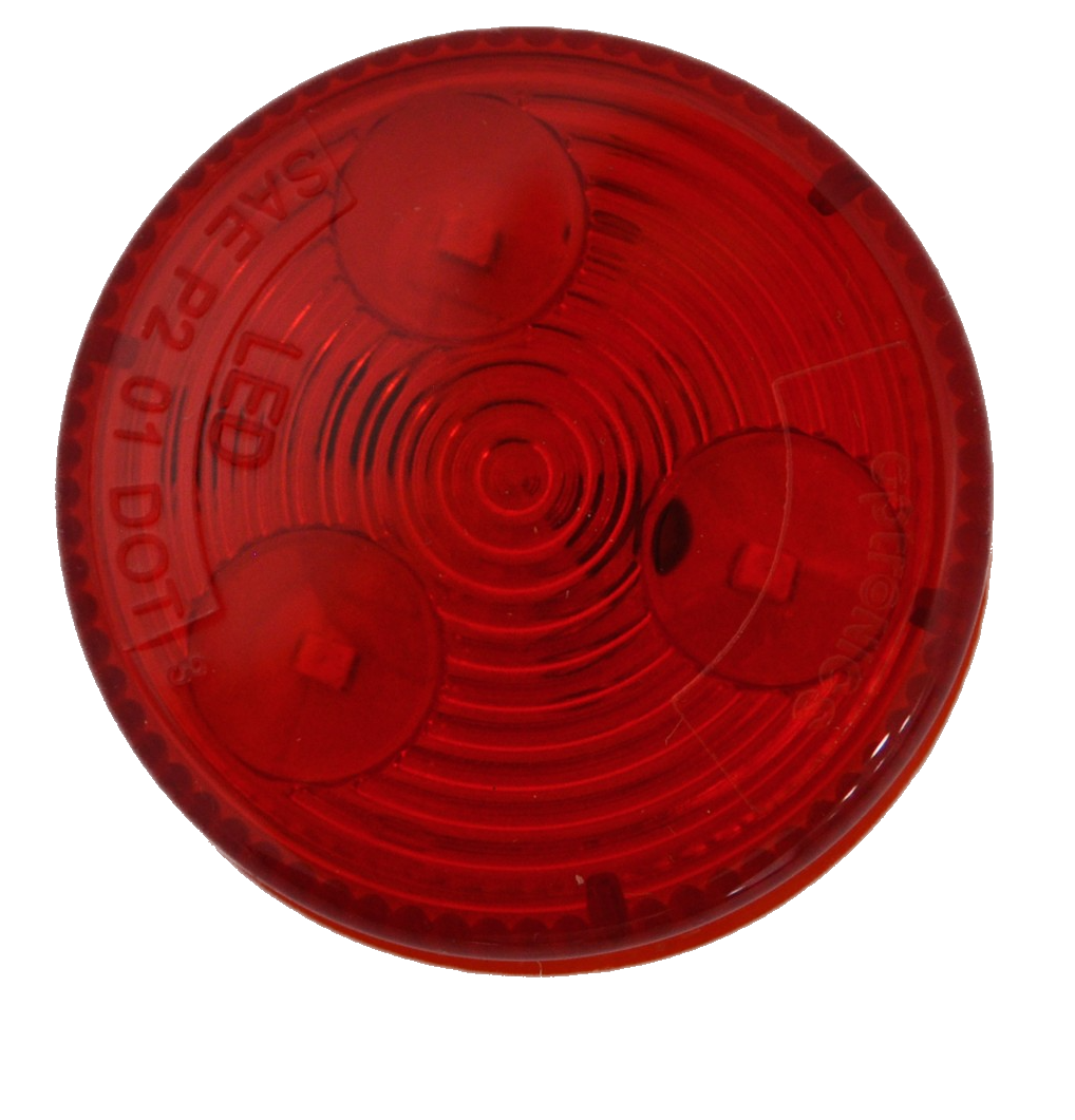 Light, 2" Red Marker/Clearance LED Light (3 diode) #MCL-55RB