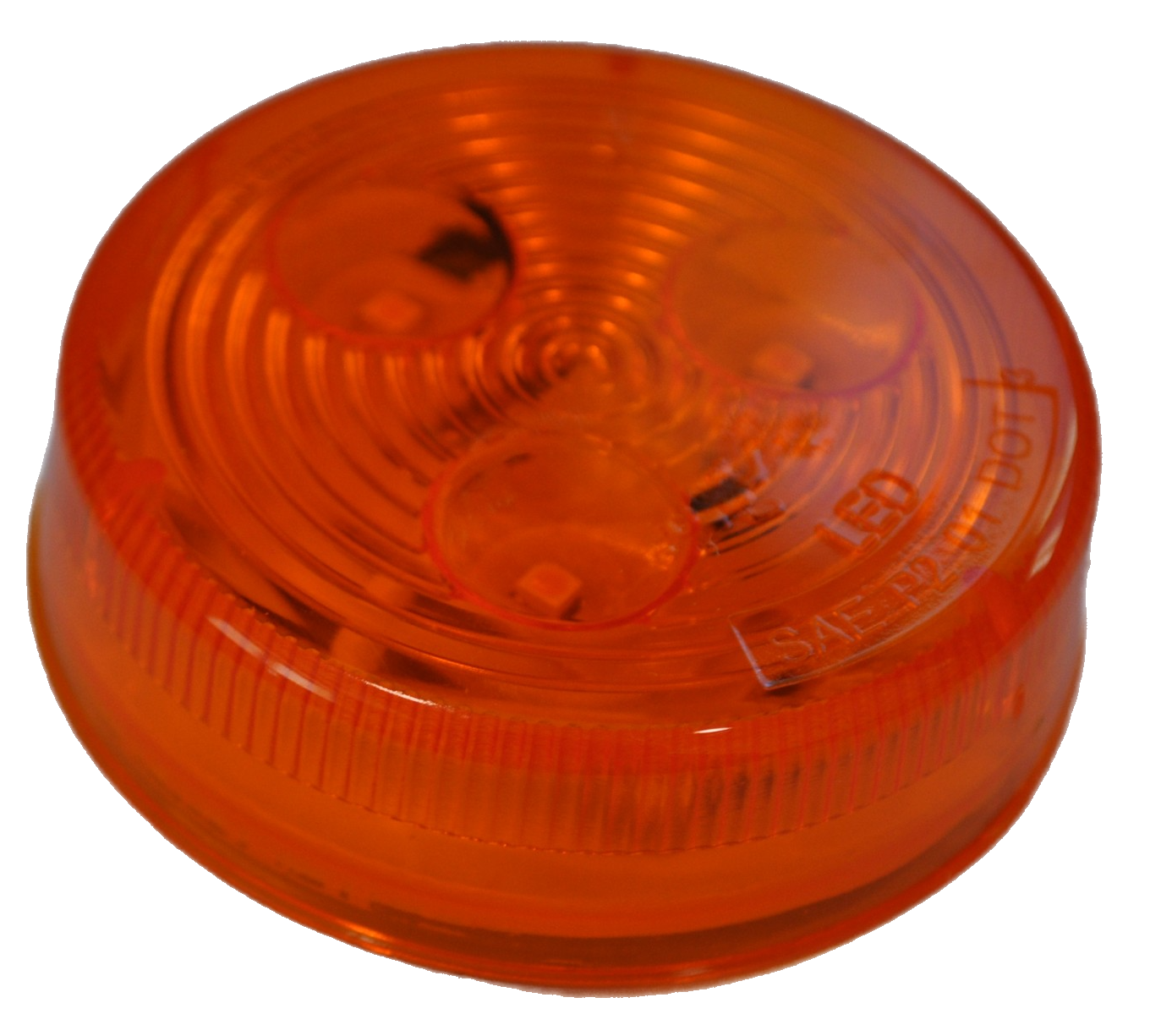 Light, 2.5” Round Amber Marker/Clearance LED Light (3 diode) #MCL-57AB