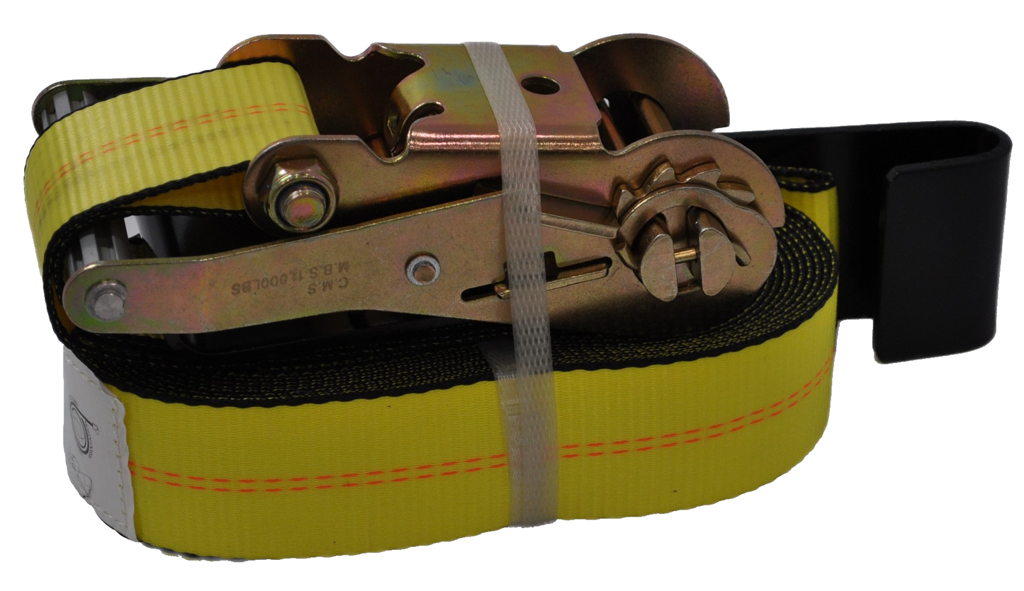 Strap, 2" X 25' Ratchet Strap w/Flat Hook #RS2254004D