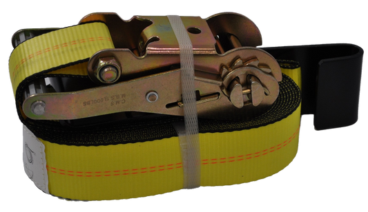 Strap, 2" X 25' Ratchet Strap w/Flat Hook #RS2254004D