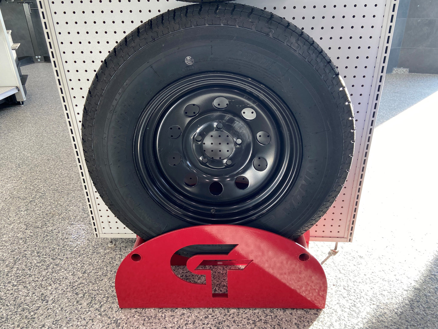 Tire/Wheel # ST205/75R15 8 PLY TIRE W/RIM w/Tire Fee $4