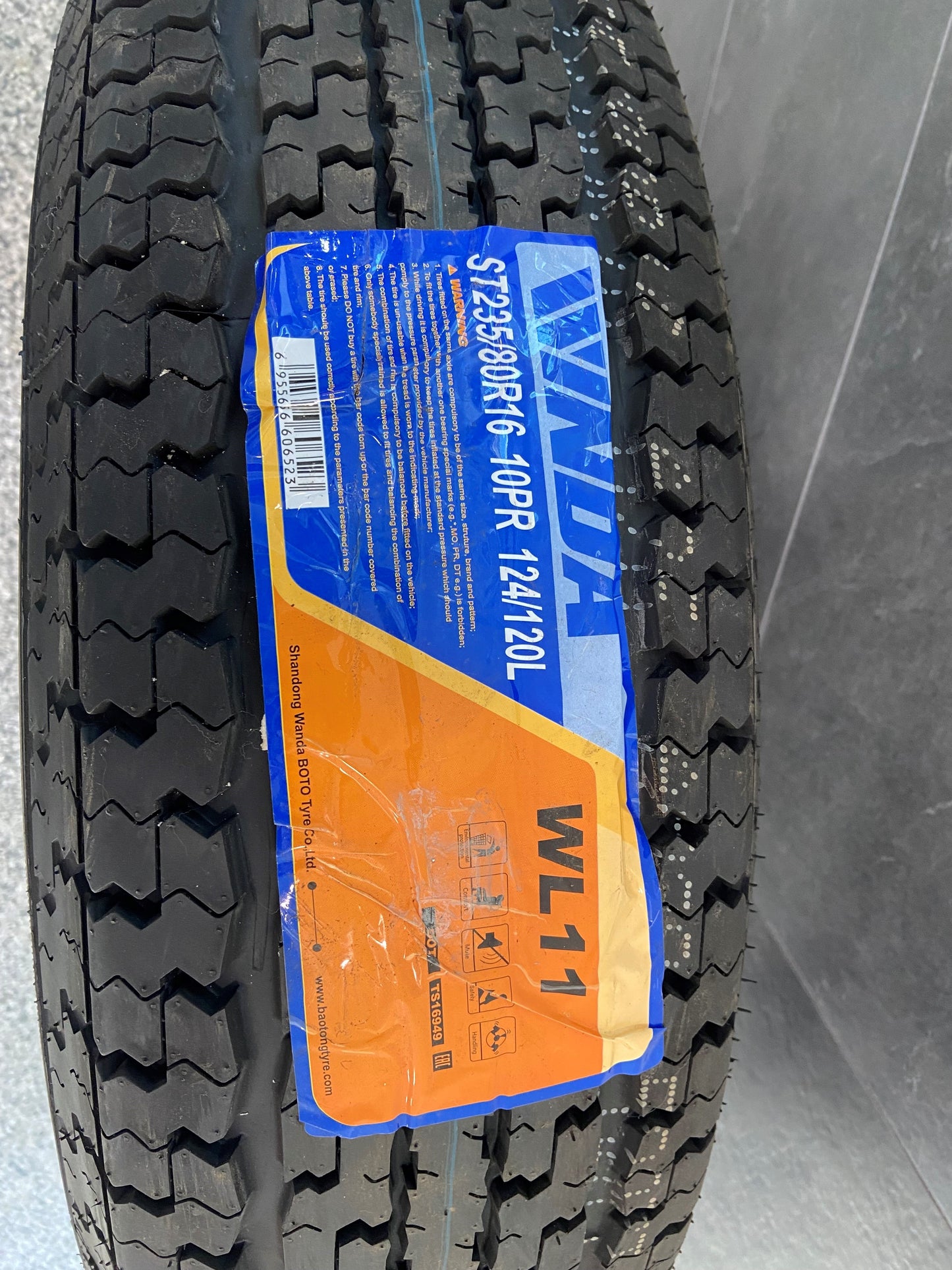 Tire ST235/80R16 10 PLY w/Tire Fee $4