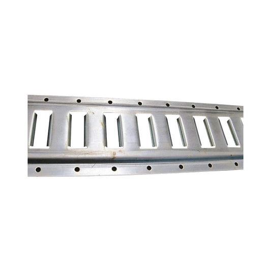 Tie Down, E-Track Horizontal - galvanized 2.5mm Thick 10ft Long #38-43001