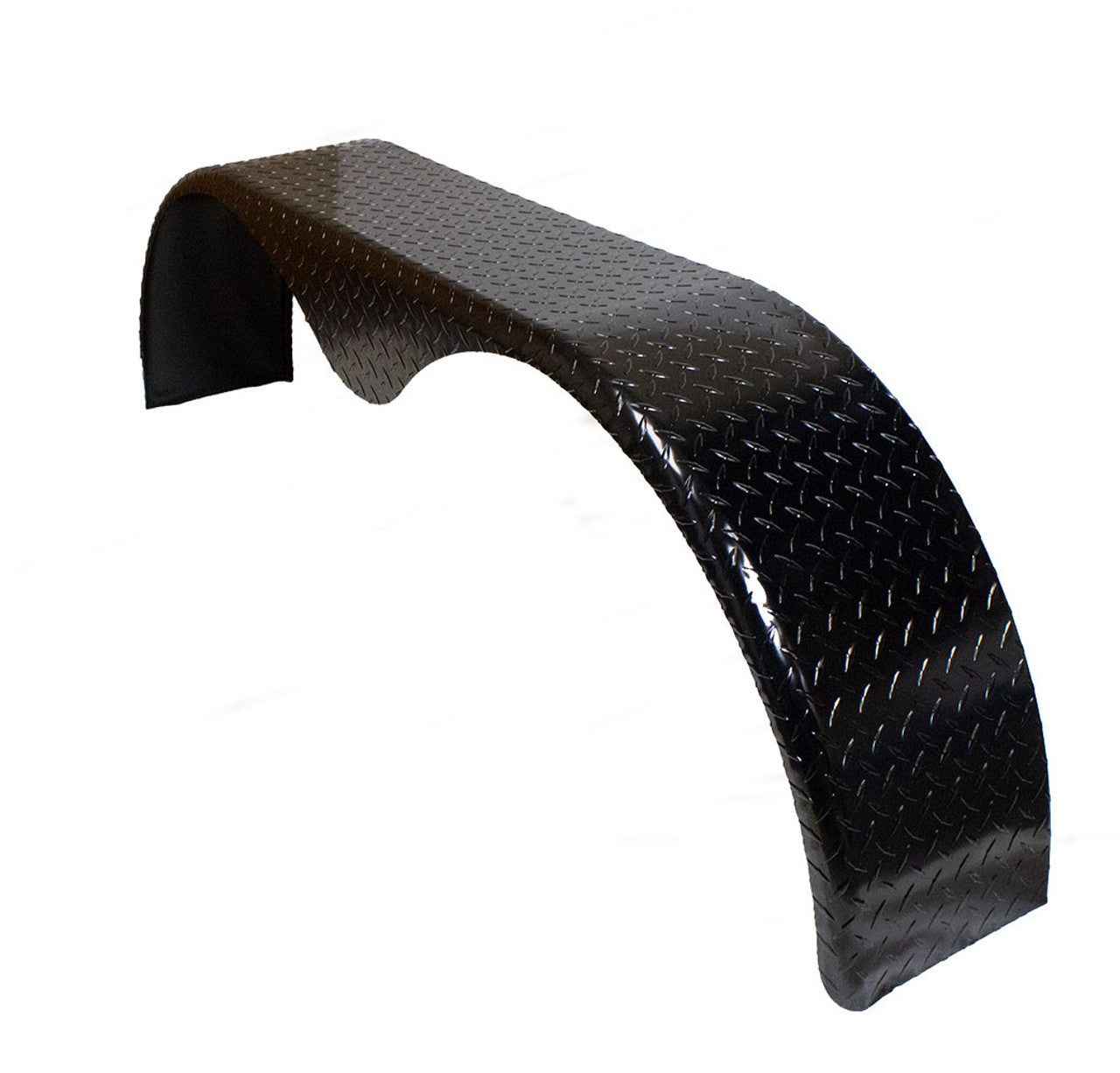 Fender, Aluminum Tread Plate - Tandem Axle Teardrop - Powdercoat Black#40-FEN101
