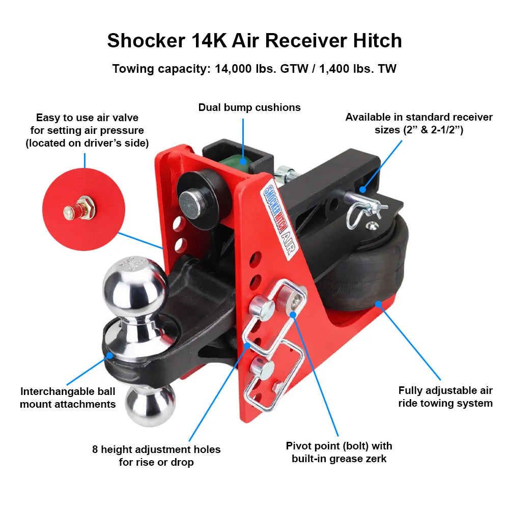 Shocker 14K Air Drop Hitch