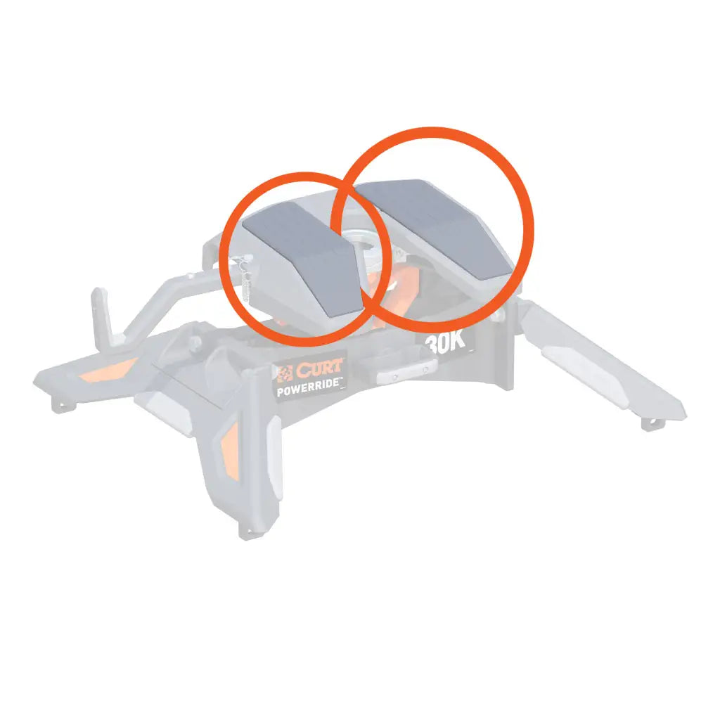 Replacement PowerRide 5th Wheel Lube Plates, 2-Pack #19269