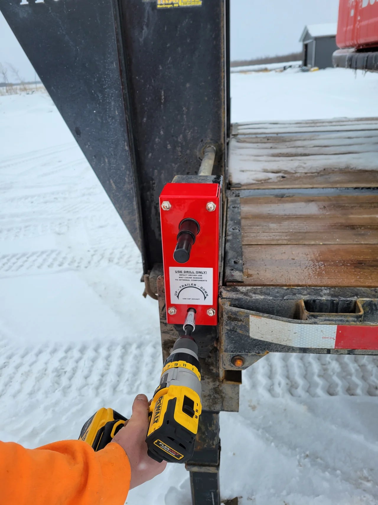 Jackez Trailer Jack Drill Adapter, Two Speed